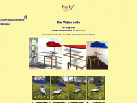 hollyshade.com Webseite Vorschau