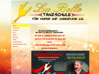 labelle-tanzschule.de Webseite Vorschau