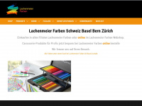 lachenmeierfarben.ch Webseite Vorschau