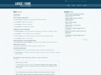 laissez-faire.ch Webseite Vorschau