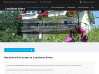 landhaus-erben.de Webseite Vorschau