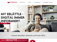 primo-heimatblatt.de Webseite Vorschau