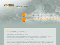 orange-engineering.de Webseite Vorschau