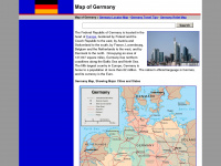 map-of-germany.org Webseite Vorschau