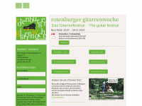 rotenburger-gitarrenwoche.de Webseite Vorschau