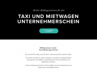 taxi-bildungscenter.de Webseite Vorschau