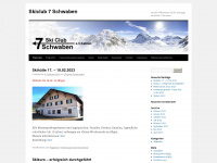 skiclub7schwaben.de Webseite Vorschau