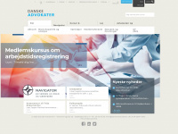 danskeadvokater.dk Webseite Vorschau