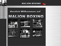 malion-boxing.de Webseite Vorschau