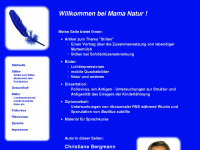 mamanatur.de Webseite Vorschau