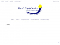 manus-physio-service.de Webseite Vorschau