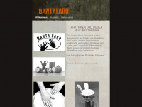 bantafaro.de Webseite Vorschau