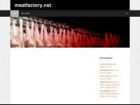 meatfactory.net Webseite Vorschau