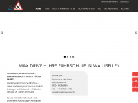maxdrive.ch Webseite Vorschau