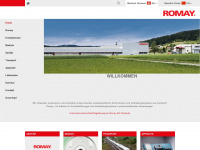 romay.ch Webseite Vorschau