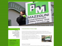 mazzolini.de Webseite Vorschau