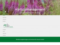 mb-gruenmanagement.de Webseite Vorschau