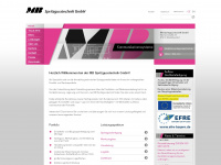 mb-spritzgusstechnik.de Webseite Vorschau