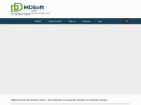 mdsoft-it.de Webseite Vorschau
