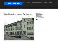 mecolab.ch Webseite Vorschau