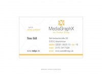 mediagraphx.de Webseite Vorschau