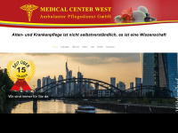 medicalcenter-frankfurt.de Webseite Vorschau