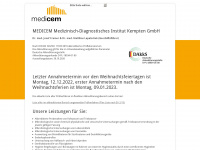 medicem.de Webseite Vorschau