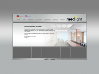 medlight.de Webseite Vorschau