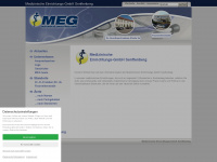 meg-senftenberg.de Webseite Vorschau