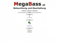 megabass.at Webseite Vorschau
