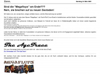 megaflops.ch Webseite Vorschau