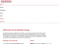 memphisgarage.ch Webseite Vorschau