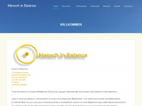 mensch-balance.de Webseite Vorschau