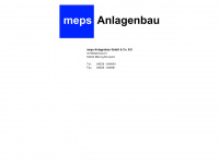 meps-anlagenbau.de Webseite Vorschau