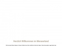 meranerland.at Webseite Vorschau