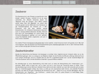 zauberer-zauberkünstler.ch Webseite Vorschau