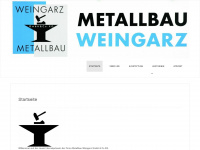 metallbau-weingarz.de Webseite Vorschau