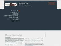 metzgerei-zier.de Webseite Vorschau
