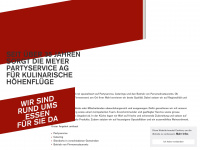 meyer-partyservice.ch Webseite Vorschau