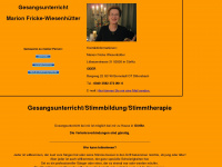 mfw-gesang.ch Webseite Vorschau
