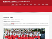 mgv-grosslangheim.de Webseite Vorschau