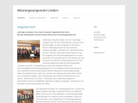 mgv-lindern.de Webseite Vorschau
