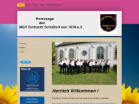 mgv-schuettorf.de Webseite Vorschau