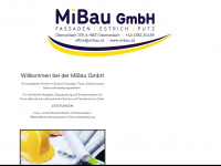 mibau.at Webseite Vorschau