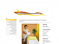 michelphysio.ch Webseite Vorschau