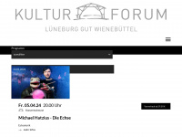 kulturforum-lueneburg.de Webseite Vorschau