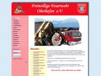 ffw-oberhofen.de Webseite Vorschau