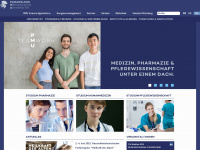 pmu.ac.at Webseite Vorschau