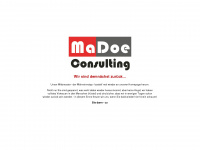 madoe-consult.de Webseite Vorschau