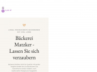baeckerei-matzker.de Webseite Vorschau